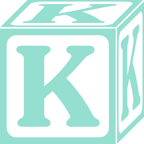 Baby Block "K"