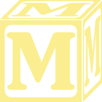 Baby Block "M"