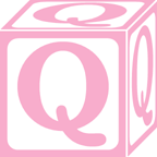 Baby Block "Q"