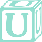 Baby Block "U"