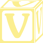 Baby Block "V"