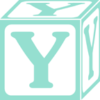 Baby Block "Y"